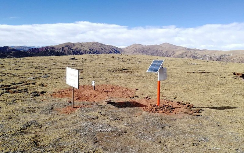 我公司为中国电建集团提供的无线自动气象站在西藏安装调试完毕
